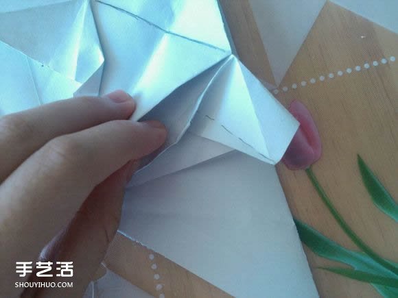 三角钢琴的折纸图解 怎么折立体三角钢琴步骤(图41)