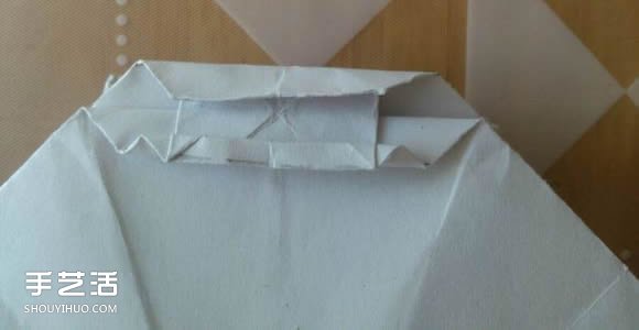 三角钢琴的折纸图解 怎么折立体三角钢琴步骤(图64)