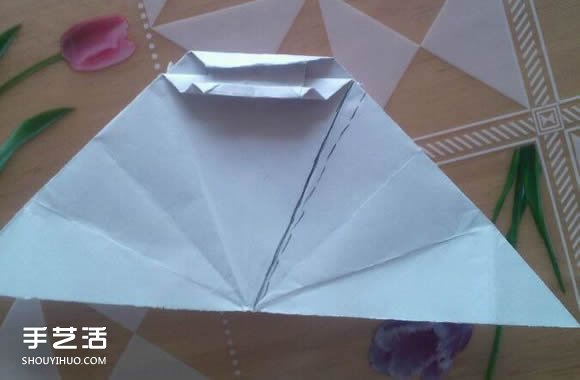三角钢琴的折纸图解 怎么折立体三角钢琴步骤(图65)