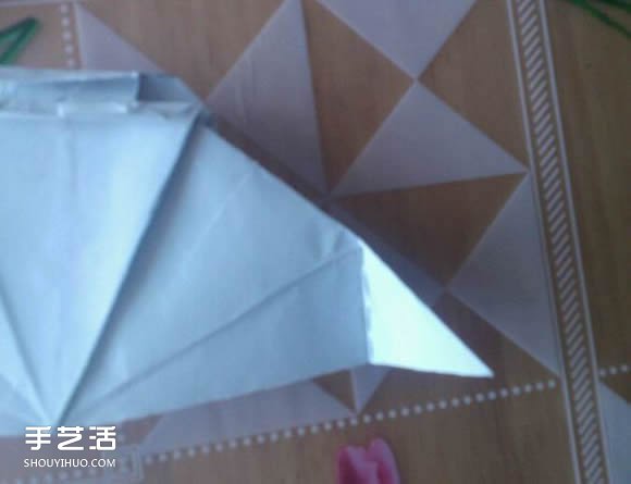 三角钢琴的折纸图解 怎么折立体三角钢琴步骤(图68)
