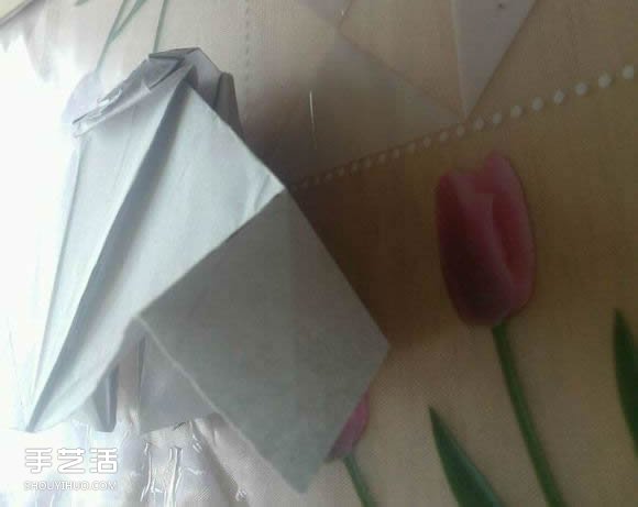 三角钢琴的折纸图解 怎么折立体三角钢琴步骤(图69)