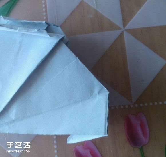 三角钢琴的折纸图解 怎么折立体三角钢琴步骤(图70)