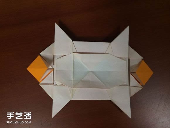 怎么折跑车的教程 手工跑车折纸方法图解(图41)