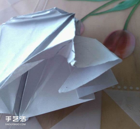 三角钢琴的折纸图解 怎么折立体三角钢琴步骤(图80)