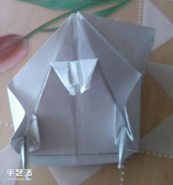 三角钢琴的折纸图解 怎么折立体三角钢琴步骤(图86)