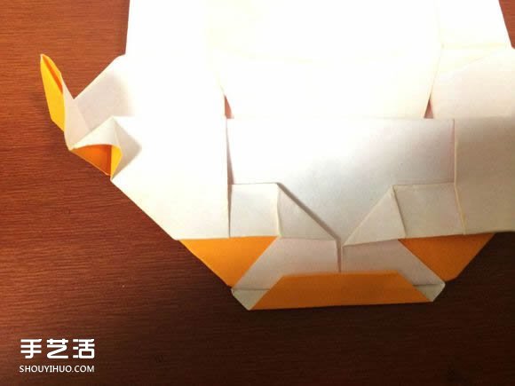 怎么折跑车的教程 手工跑车折纸方法图解(图54)
