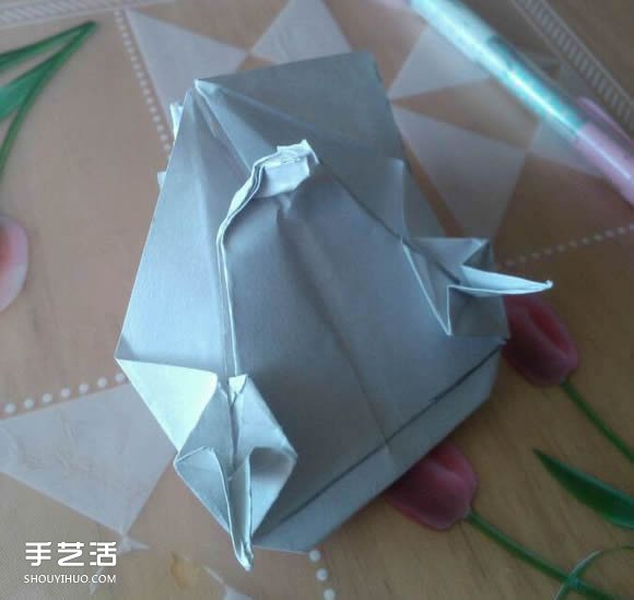 三角钢琴的折纸图解 怎么折立体三角钢琴步骤(图87)