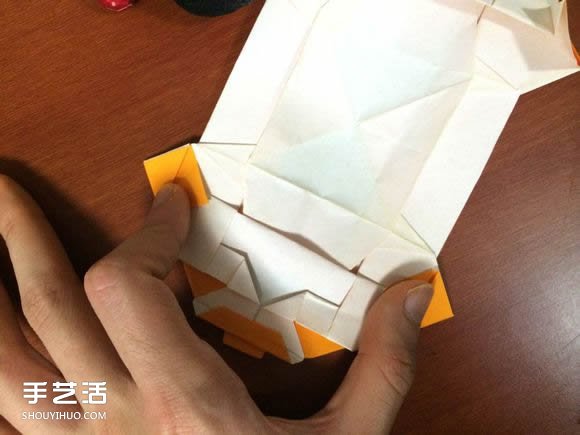 怎么折跑车的教程 手工跑车折纸方法图解(图60)