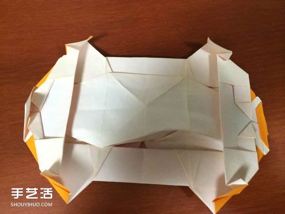 怎么折跑车的教程 手工跑车折纸方法图解(图62)