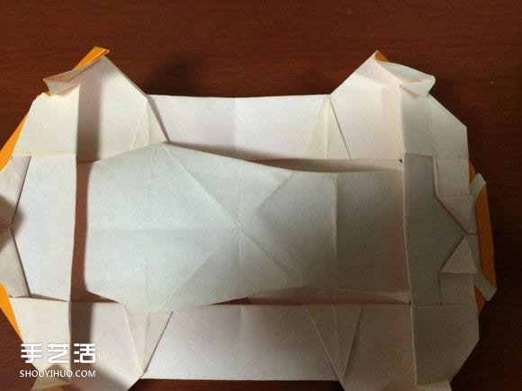 怎么折跑车的教程 手工跑车折纸方法图解(图63)