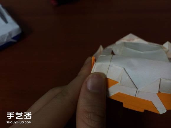 怎么折跑车的教程 手工跑车折纸方法图解(图66)