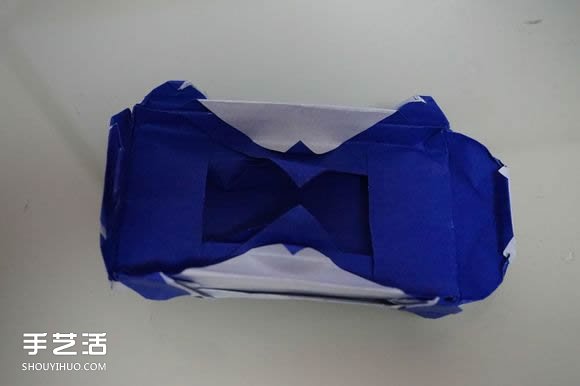 怎么折跑车的教程 手工跑车折纸方法图解(图78)