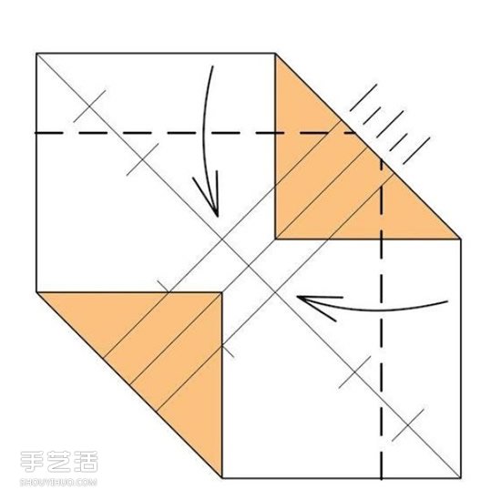 折纸沙发椅的折法图解 手工沙发椅折叠步骤图(图9)