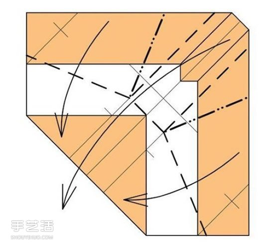 折纸沙发椅的折法图解 手工沙发椅折叠步骤图(图10)