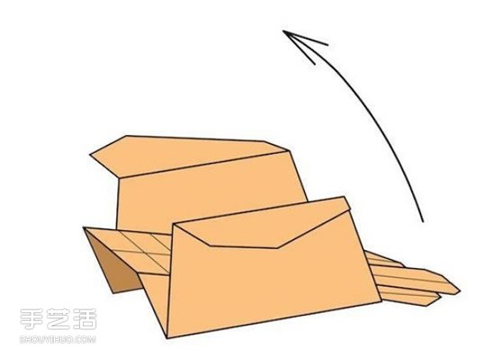 折纸沙发椅的折法图解 手工沙发椅折叠步骤图(图25)