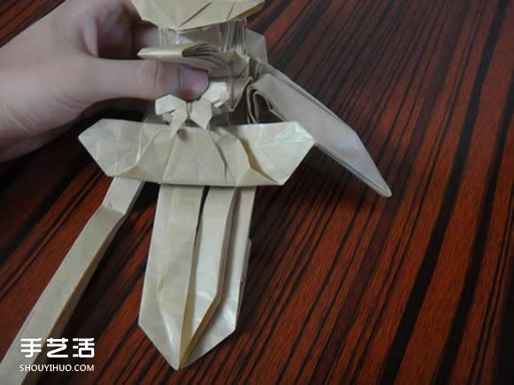 灼眼的夏娜折纸图解 动漫人物夏娜折纸教程(图34)