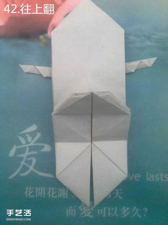 折纸思想者人物雕塑 沉思的人物折纸图解(图37)