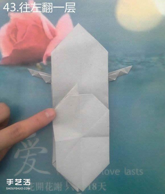 折纸思想者人物雕塑 沉思的人物折纸图解(图38)