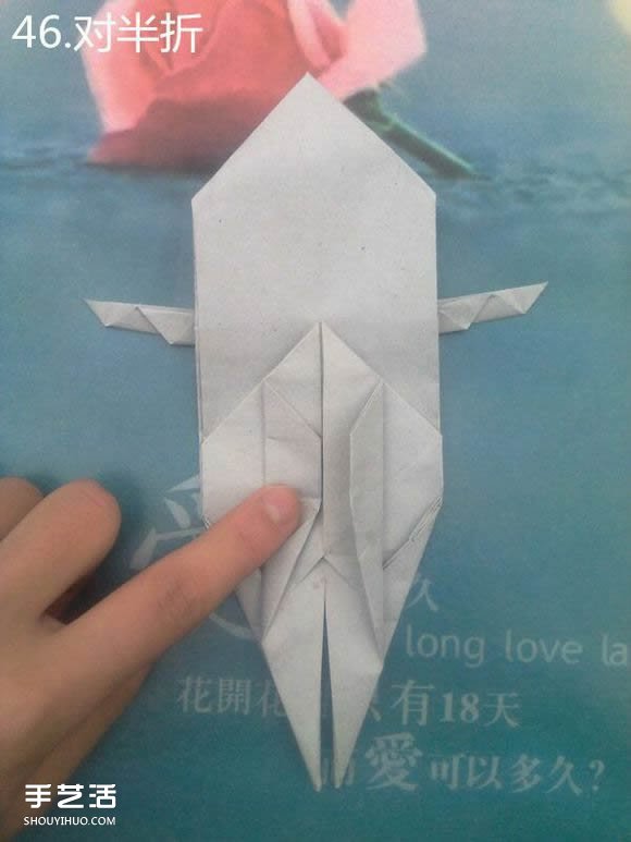 折纸思想者人物雕塑 沉思的人物折纸图解(图41)