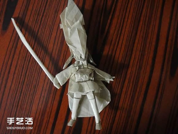 灼眼的夏娜折纸图解 动漫人物夏娜折纸教程(图39)