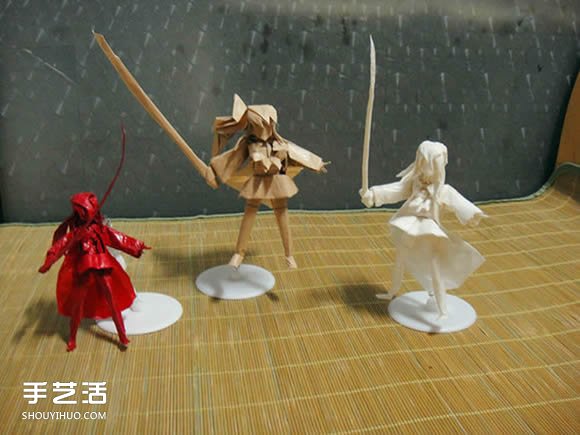 灼眼的夏娜折纸图解 动漫人物夏娜折纸教程(图41)