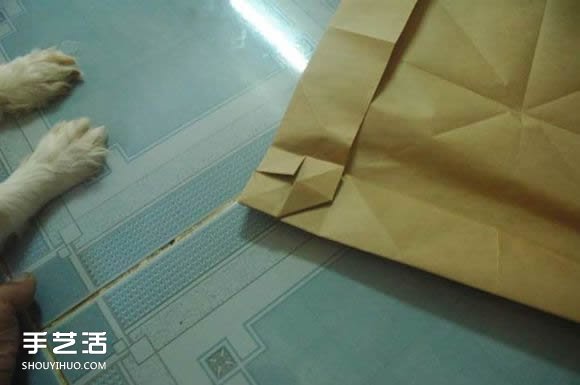 折纸弥勒佛的图解教程 怎么折弥勒佛的折法(图5)