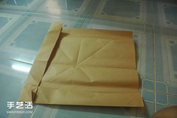 折纸弥勒佛的图解教程 怎么折弥勒佛的折法(图4)