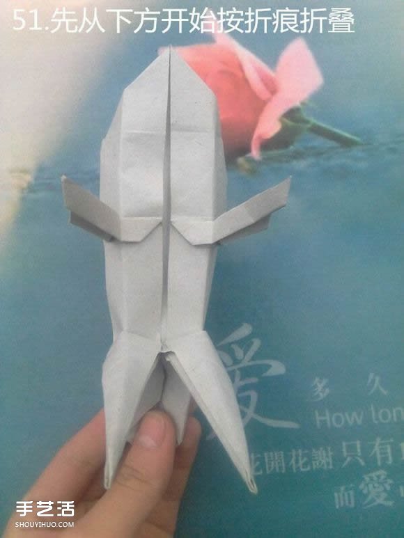 折纸思想者人物雕塑 沉思的人物折纸图解(图44)