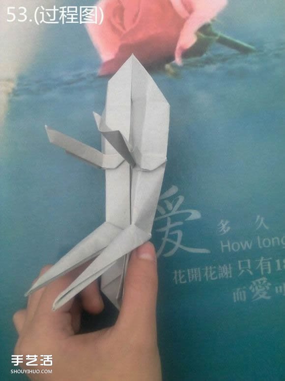 折纸思想者人物雕塑 沉思的人物折纸图解(图46)