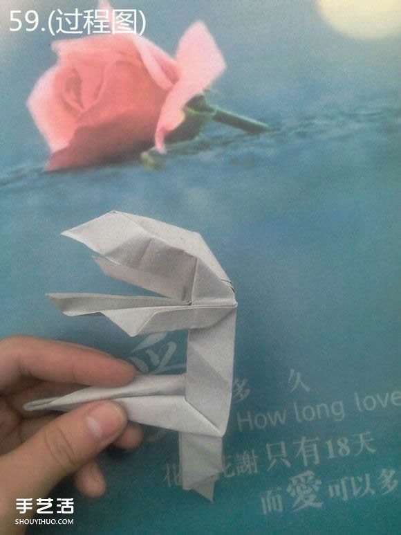 折纸思想者人物雕塑 沉思的人物折纸图解(图50)