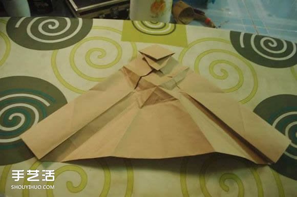 折纸弥勒佛的图解教程 怎么折弥勒佛的折法(图13)