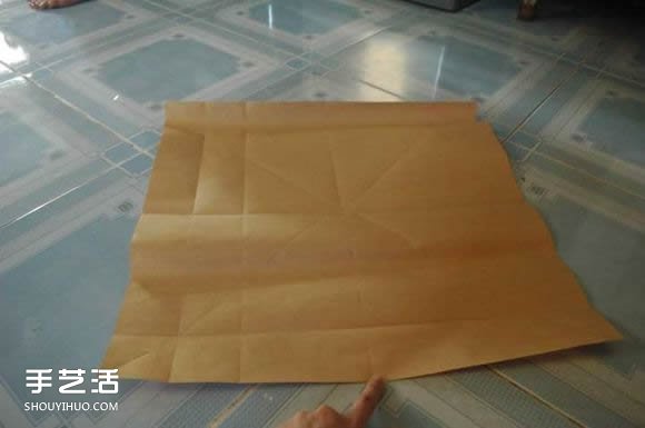 折纸弥勒佛的图解教程 怎么折弥勒佛的折法(图2)