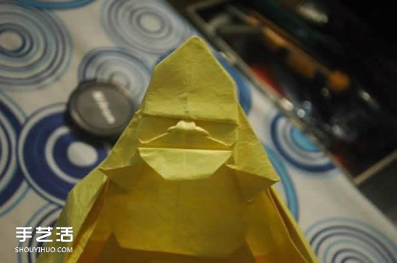 折纸弥勒佛的图解教程 怎么折弥勒佛的折法(图33)
