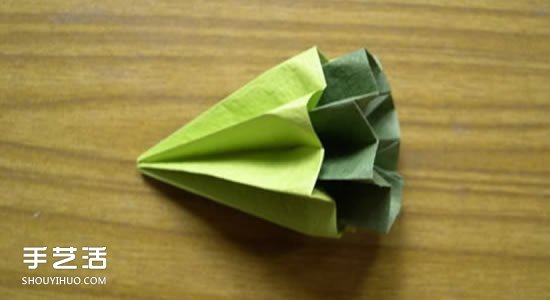 折纸娃娃的制作方法 穿裙子娃娃的折法图解(图10)