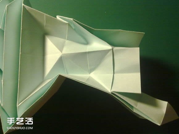 折纸初音未来的详细图解 初音未来的折法过程(图19)