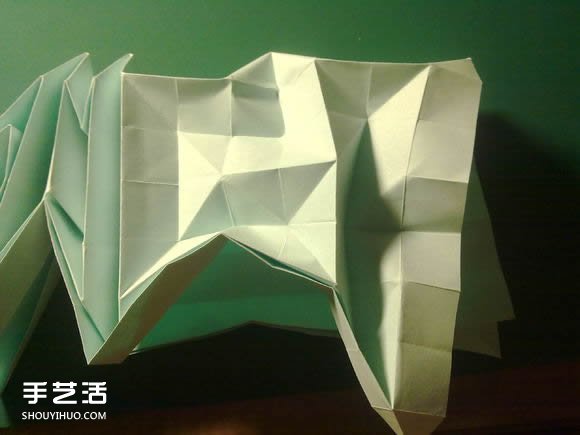折纸初音未来的详细图解 初音未来的折法过程(图17)