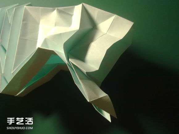 折纸初音未来的详细图解 初音未来的折法过程(图18)