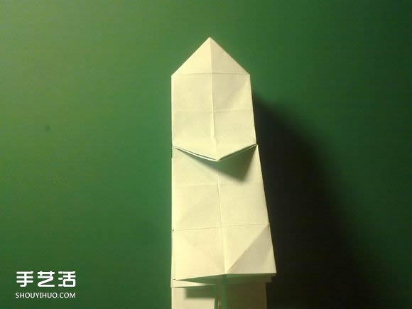 折纸初音未来的详细图解 初音未来的折法过程(图20)