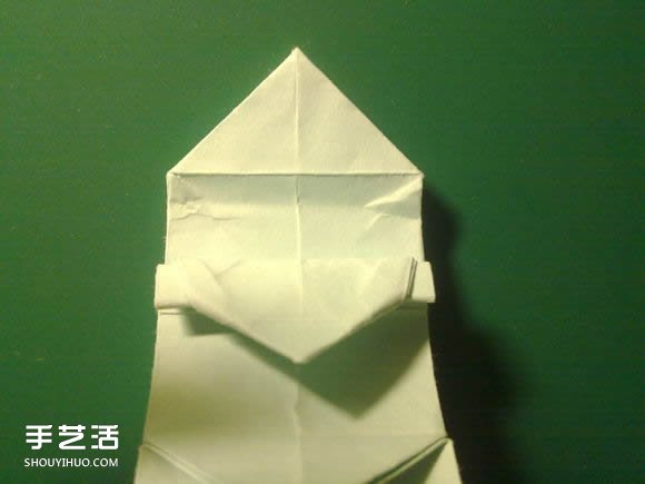 折纸初音未来的详细图解 初音未来的折法过程(图25)
