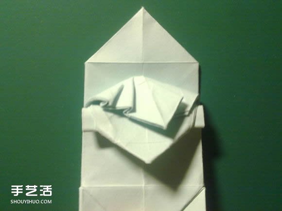 折纸初音未来的详细图解 初音未来的折法过程(图26)