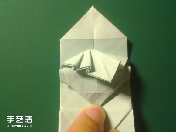 折纸初音未来的详细图解 初音未来的折法过程(图28)