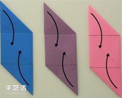 端午节纸粽子制作方法 手工折纸粽子步骤图(图3)