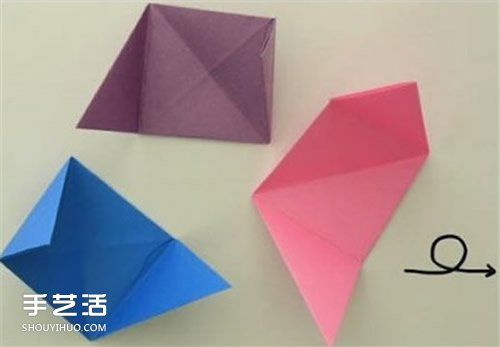 端午节纸粽子制作方法 手工折纸粽子步骤图(图5)