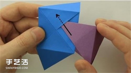 端午节纸粽子制作方法 手工折纸粽子步骤图(图7)