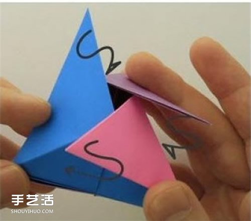 端午节纸粽子制作方法 手工折纸粽子步骤图(图10)