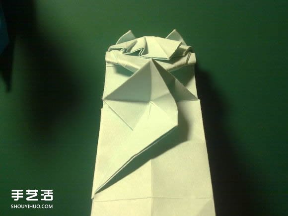 折纸初音未来的详细图解 初音未来的折法过程(图37)