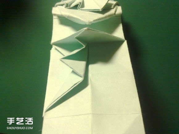 折纸初音未来的详细图解 初音未来的折法过程(图38)