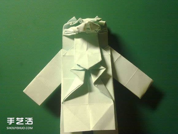 折纸初音未来的详细图解 初音未来的折法过程(图40)