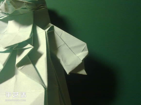 折纸初音未来的详细图解 初音未来的折法过程(图43)
