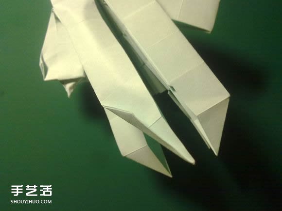折纸初音未来的详细图解 初音未来的折法过程(图45)